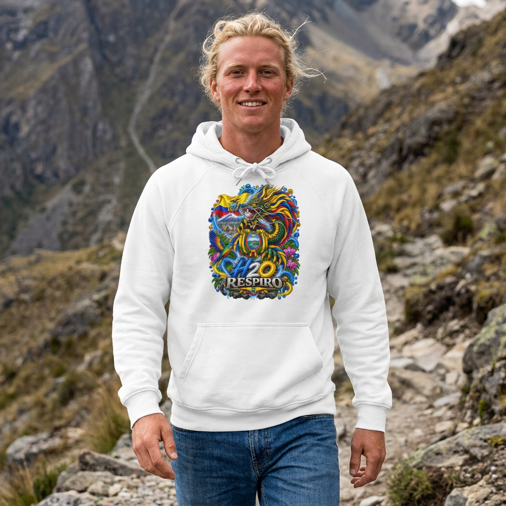 Hoodie Dragon Flow – Édition Équateur | H2O RESPIRO