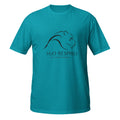 T-shirt unisexe L’Essentiel AIGLE H2O RESPIRO Tropical Blue, vue de face.