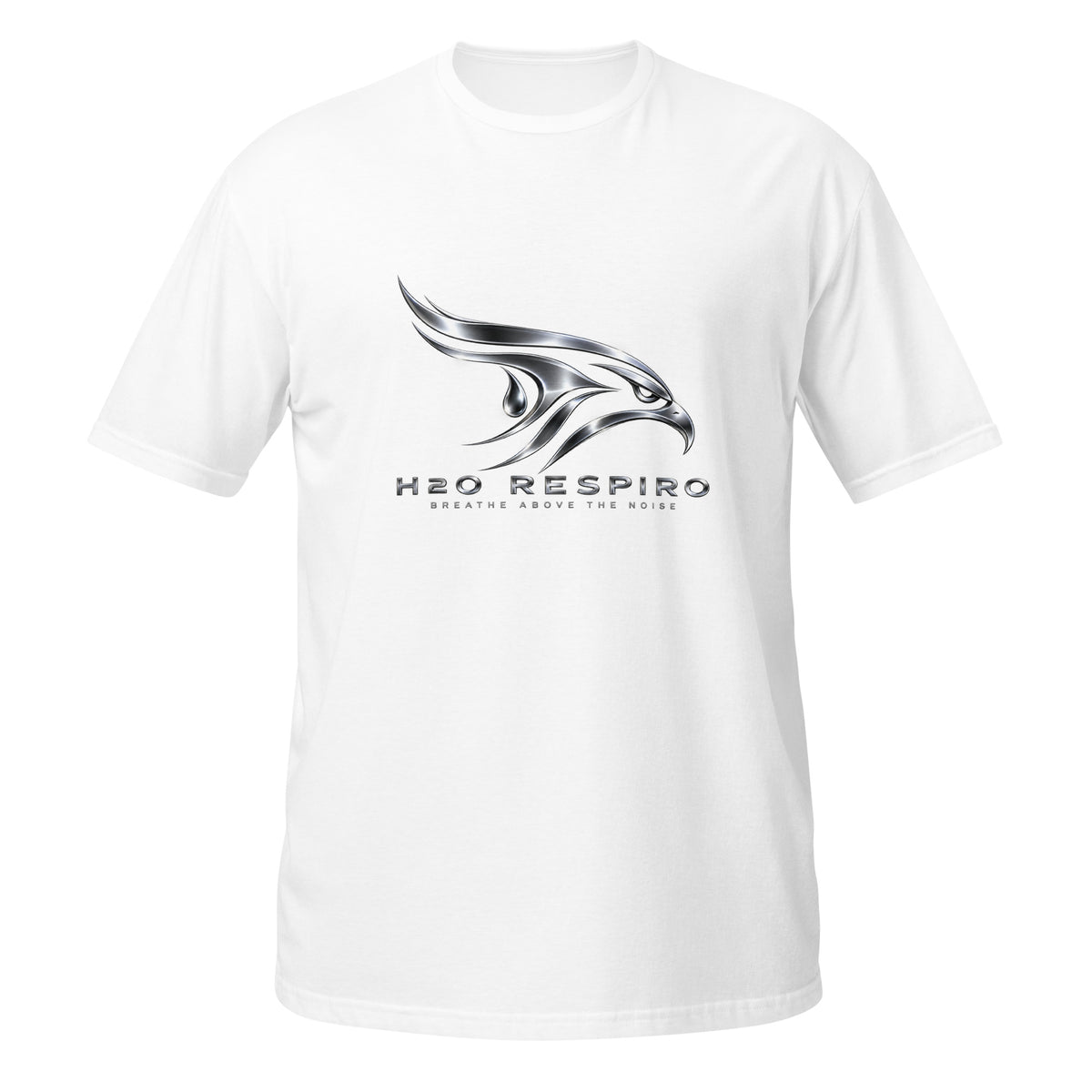 T-shirt unisexe L’Essentiel FÉLIN H2O RESPIRO blanc, vue de face.