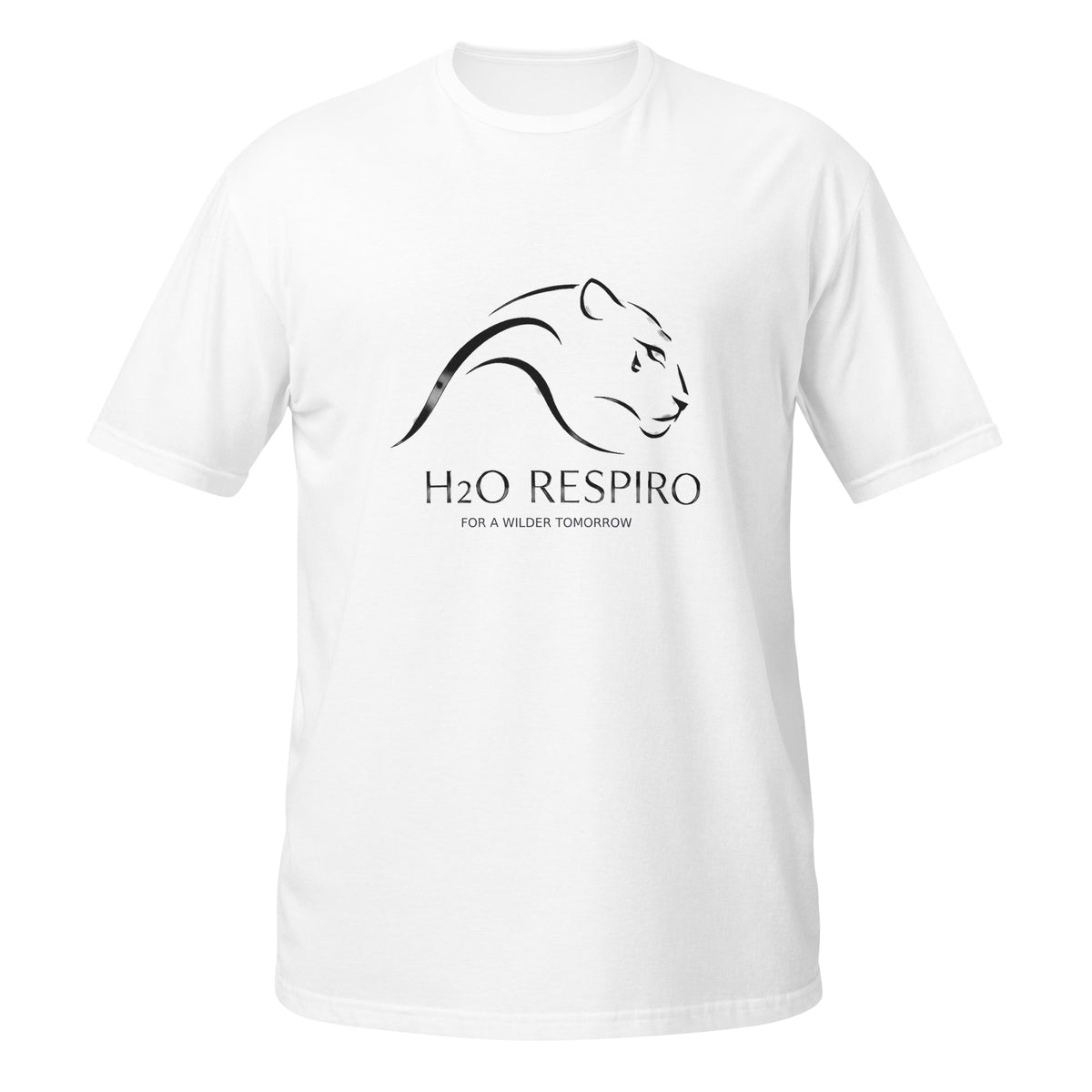 T-shirt unisexe L’Essentiel AIGLE H2O RESPIRO blanc, vue de face.