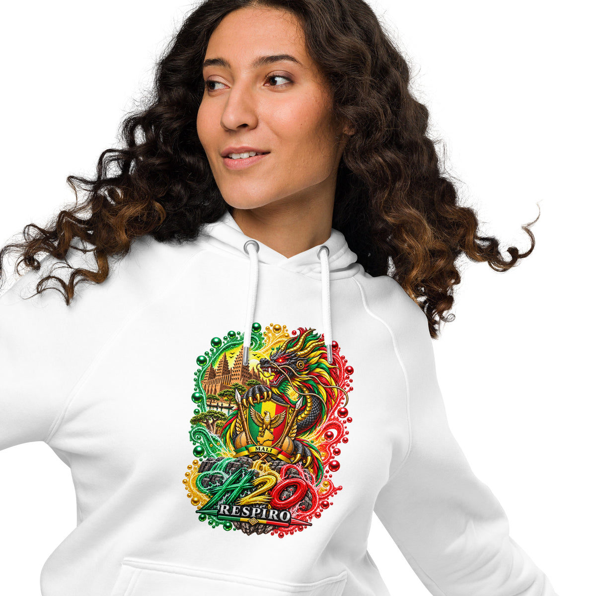 Hoodie Dragon Flow – Édition Mali | H2O RESPIRO
