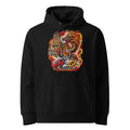Hoodie premium Dragon Flow – Édition Espagne H2O RESPIRO, noir, vue de face.