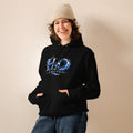 Hoodie premium H2O Signature H2O RESPIRO, noir, vue de face.