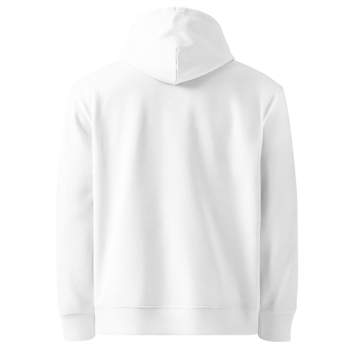 Hoodie premium Dragon Flow – Édition Espagne H2O RESPIRO, blanc, vue de dos.