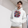 Hoodie premium Dragon Flow – Édition Japon H2O RESPIRO, blanc, vue de face.