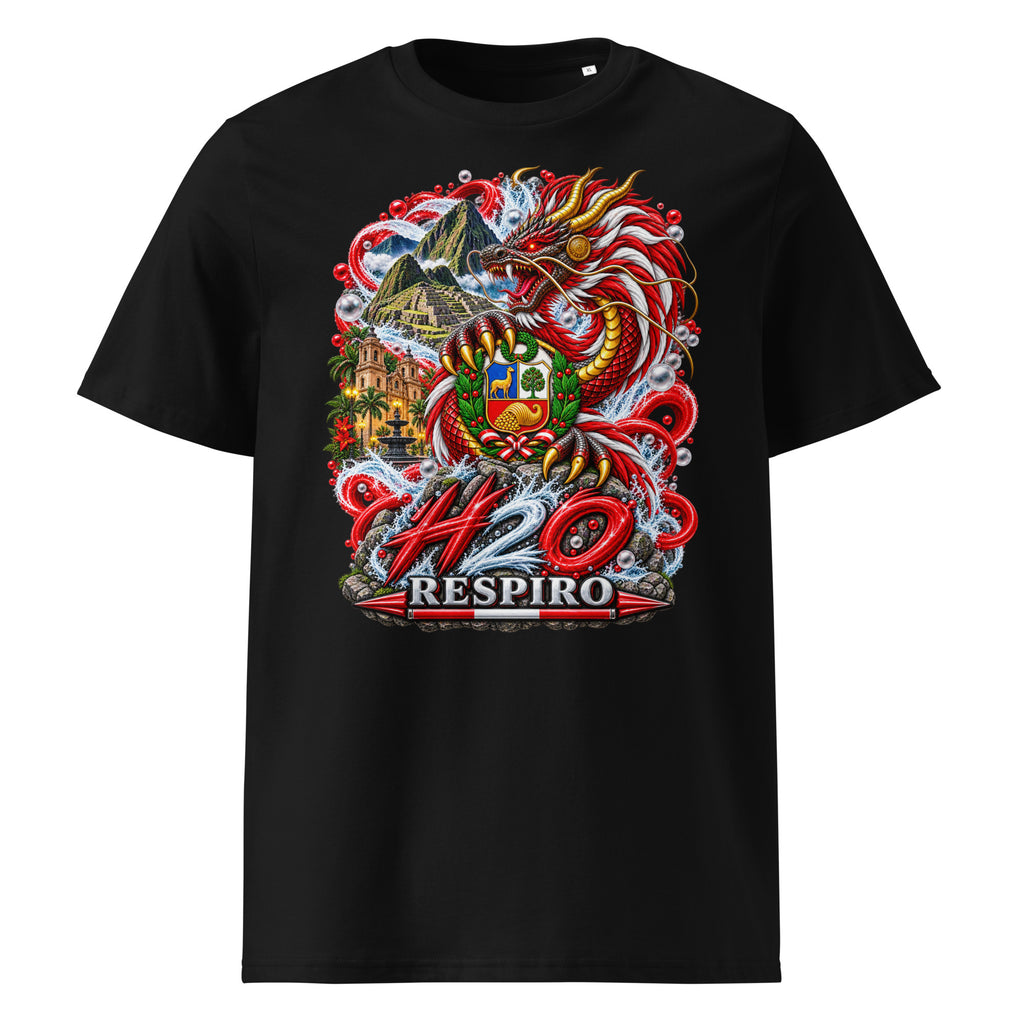 T-shirt unisexe Dragon Flow – Édition Pérou | H2O RESPIRO