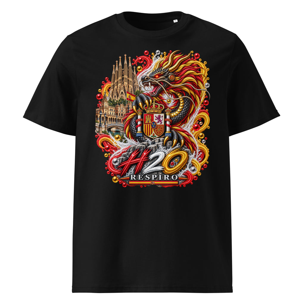 T-shirt unisexe Dragon Flow – Édition Espagne | H2O RESPIRO