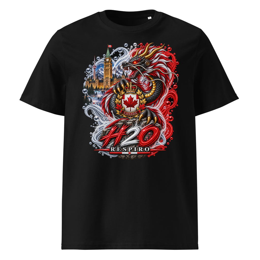 T-shirt unisexe Dragon Flow – Édition Canada | H2O RESPIRO