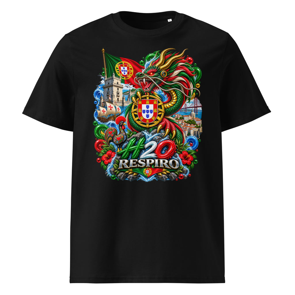 T-shirt unisexe Dragon Flow – Édition Portugal | H2O RESPIRO