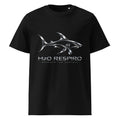 Unisex Shark T-shirt – H2O RESPIRO ANIMALS Edition, black, front view