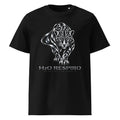 Unisex Jaguar T-shirt – H2O RESPIRO ANIMALS Edition, black, front view