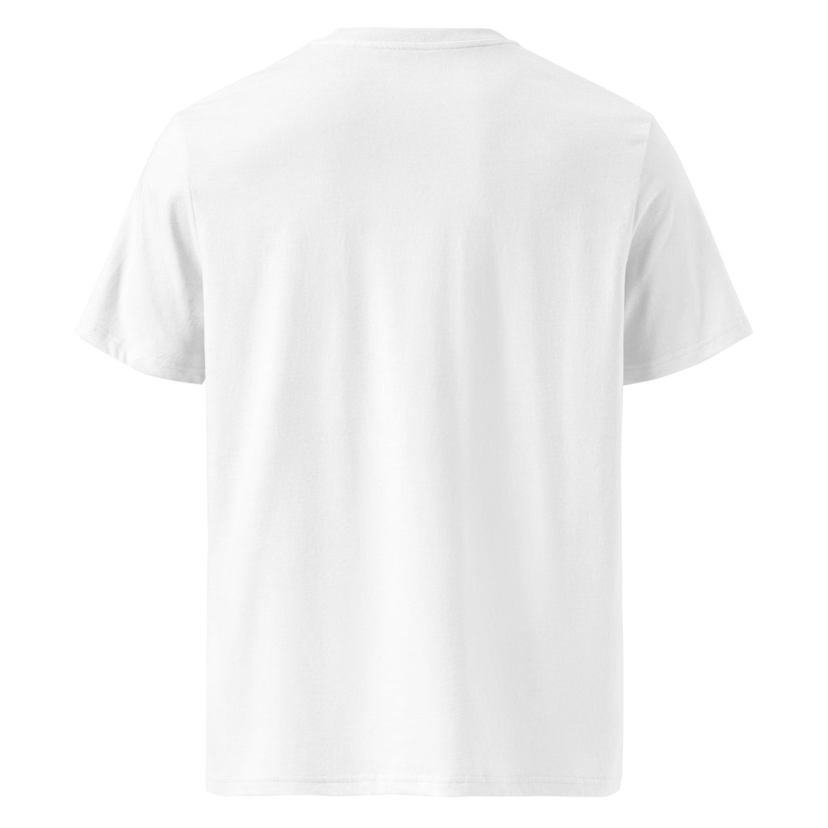 Unisex Jaguar T-shirt – H2O RESPIRO ANIMALS Edition, white, back view