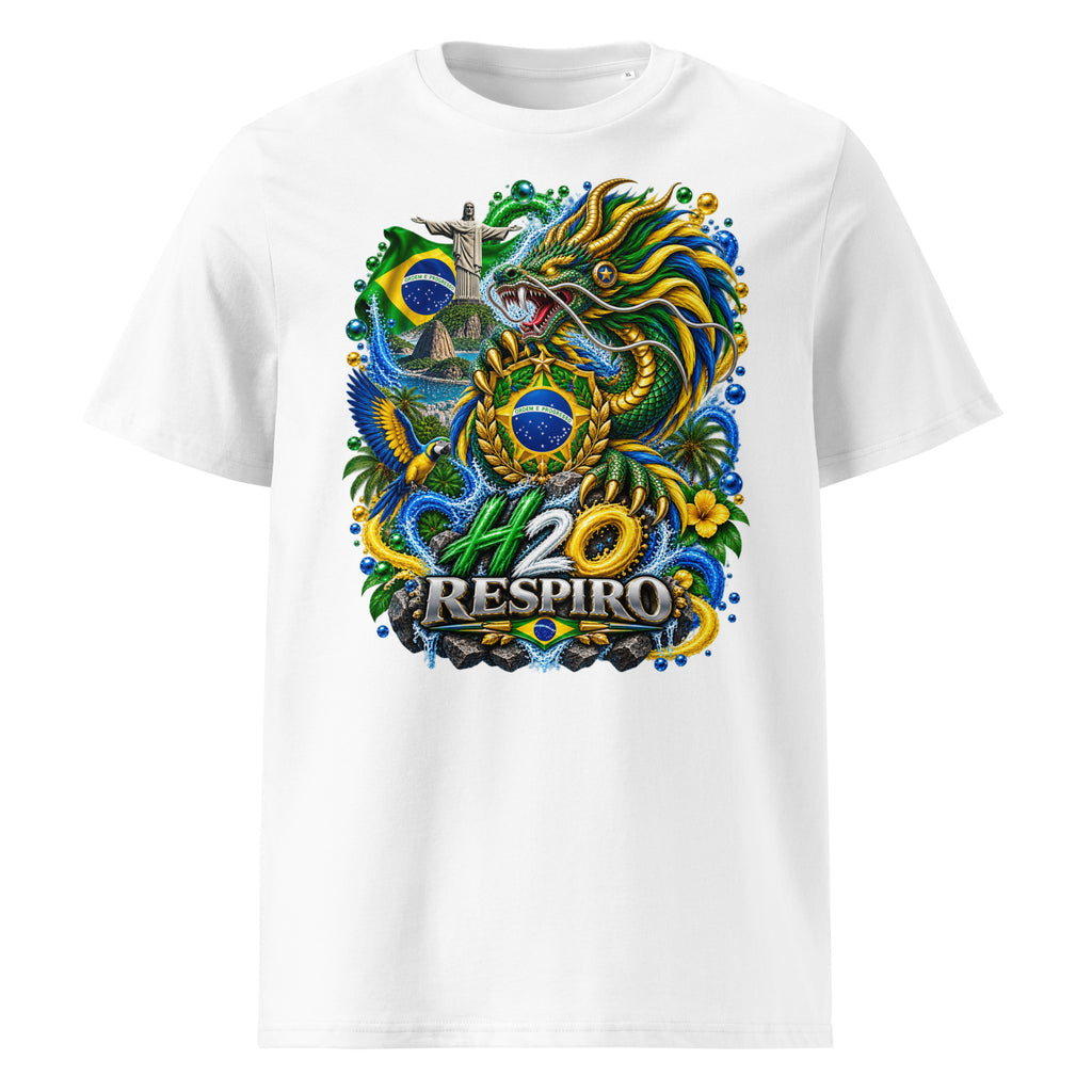 T-shirt unisexe Dragon Flow – Édition Brésil | H2O RESPIRO