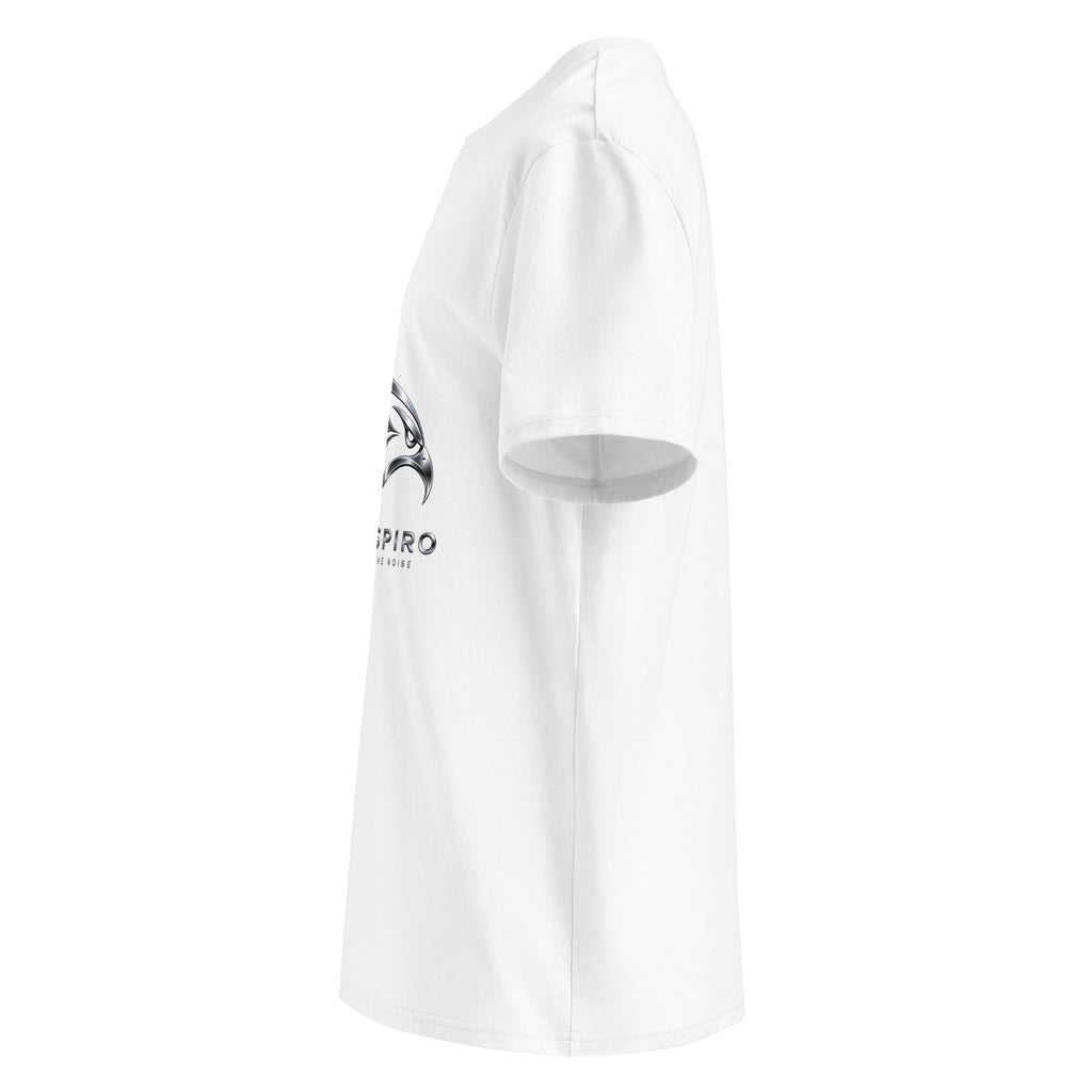 Unisex Eagle T-shirt – H2O RESPIRO ANIMALS Edition, white, left-side view