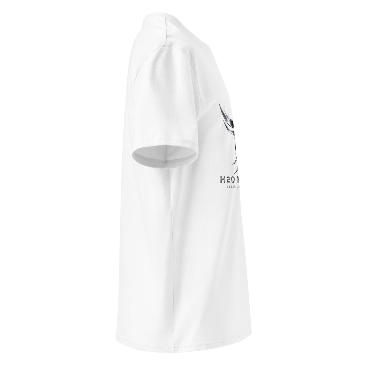 Unisex Eagle T-shirt – H2O RESPIRO ANIMALS Edition, white, right-side view