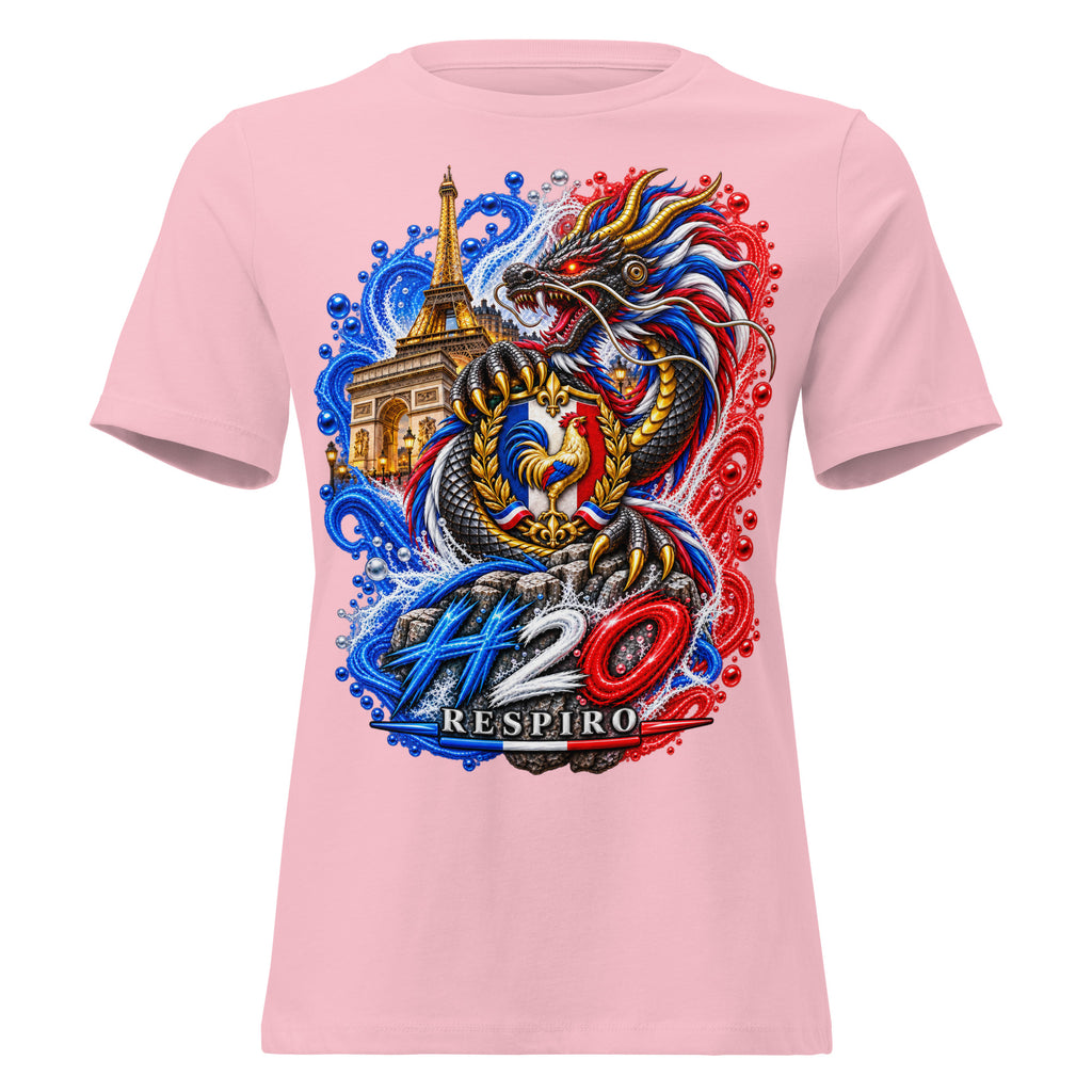 T-shirt femme Dragon Flow – Édition France | H2O RESPIRO